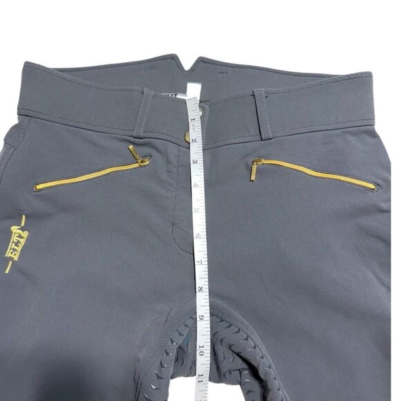 ELT Full Seat Riding Pants Gray Waist 31 - Picture 6 of 11